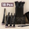 MAANGE 18Pcs Brochas de Maquillaje con Estuche Kit Alta Calidad