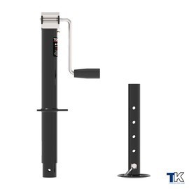 TOWKING 5000 lbs 15" Lift Side Wind A Frame Trailer Jack with Adjustable Drop Leg