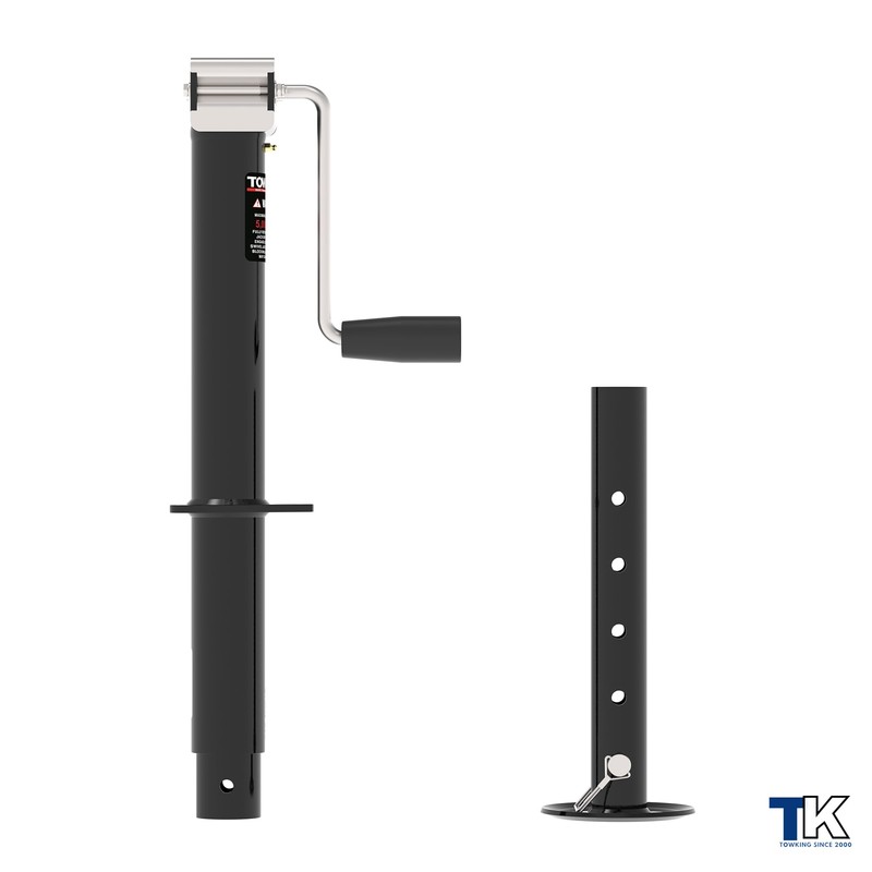 TOWKING 5000 lbs 15" Lift Side Wind A Frame Trailer