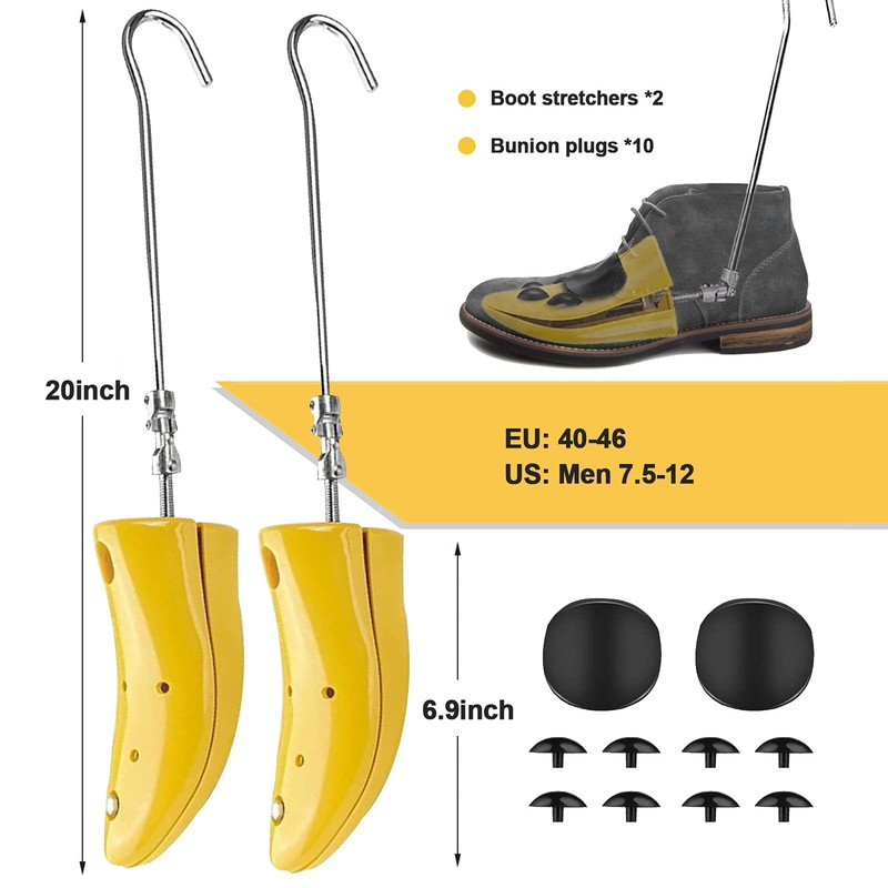 RIRPUAE Boot Stretchers for Thick Feet, Adjustable Shoe Tree Boot