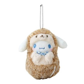 Sanrio 010201 Mascot Holder (Small Animals in the Forest) Cinnamon Roll Plush Keychain