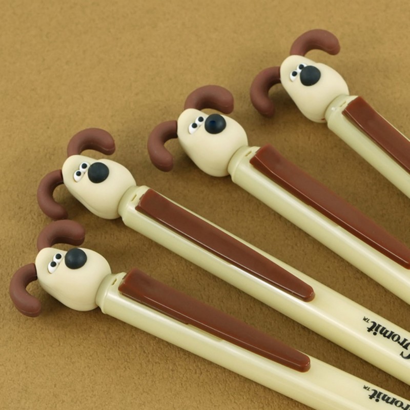 pink foot Wallace and Gromit Figure Ballpoint Pen 0.5mm Cute