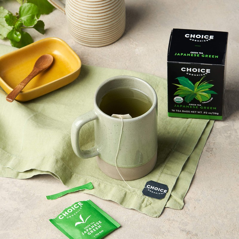 Choice Organic Teas Japanese Green Tea - Compostable - Contains
