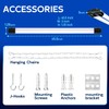 hykolity 2 Pack 4FT Linkable LED Shop Light for Garage,