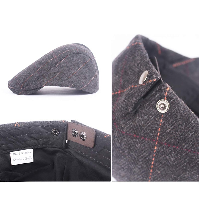 HNJKJEU Peaked Cap Men's Flat Cap Newsboy Cap Beret Cap
