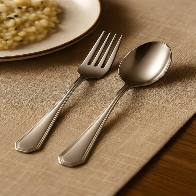 16-Piece Luxury Premium Stainless Steel Flatware Set Premium Silverware Dinnerware
