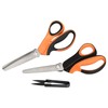 Heimwert Professional Pinking Shears, Set of 2, Made of High-Quality