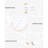 Parte superior de bikini con aros para mujer, solo brasier