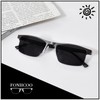 FONHCOO Reader Sunglasses Women and Men, Spring Hinge Sun Readers