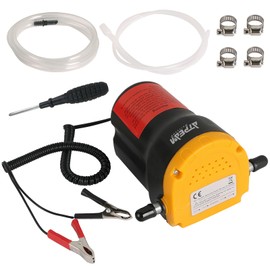 ATPEAM 12V 60W Oil Change Pump Extractor, Oil/Diesel Fluid Extractor Scavenge Oil Change Pump