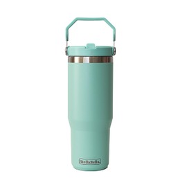 Stellabella 30oz Tumbler with Easy to Carry Handle (Teal)
