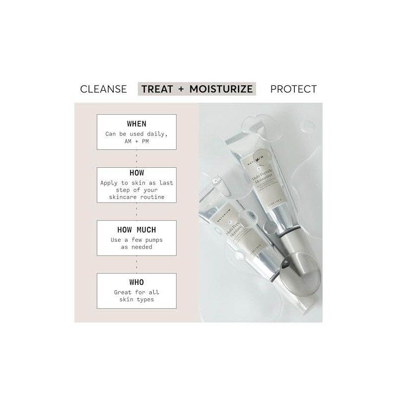 Naturium Multi Peptide Moisturizer Vitamina Etílica Pantenol Crema Facial Hidratante