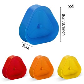 Pumuky 4 Pieces Card Holder Plastic Card Holder for Playing Cards for Men, Women and Elderly LRPKQ-4