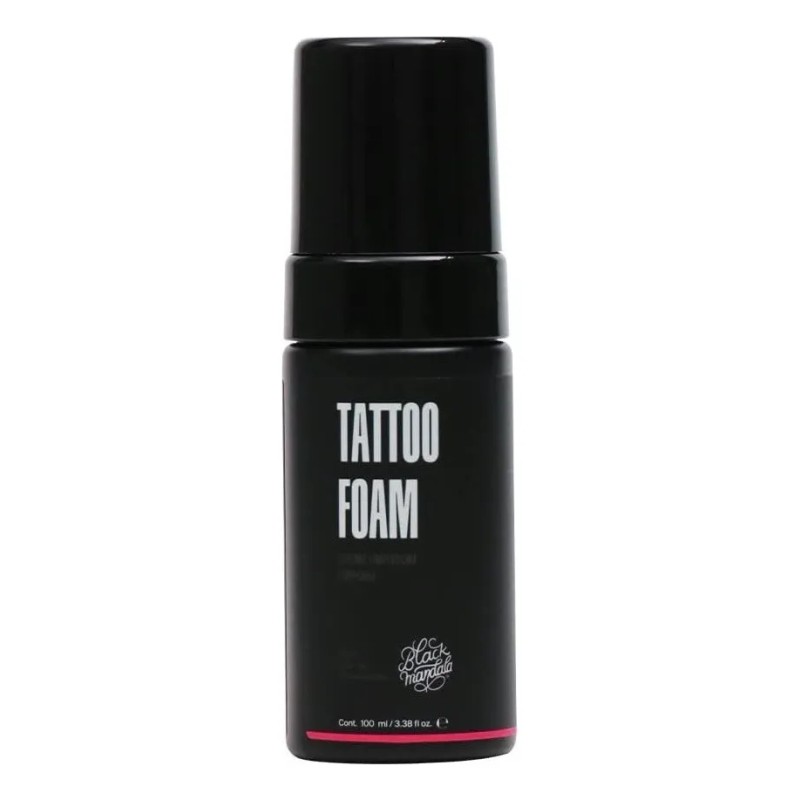 Espuma Limpiador Tatuajes Tattoo Foam Black Mandala 100 Ml