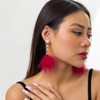 Boho Feather earrings for Women Long Feather Dangle Earrings Feather