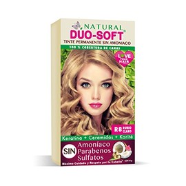 Tinte Capilar Sin Amoniaco Natural Duo-Soft (R8 Rubio Claro)