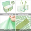 BALEINE Extra Large Storage Tote with Zippers & Carrying Handles,