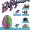 Outgoto 4PCs 3D Printed Dragon Eggs Set - Cherry Blossom