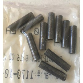 Unbranded [10 Pack] 5/16” OD 1 3/16” Long Zinc Plated Brass Unthreaded Spacers #10 Screw