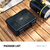 KIWIFOTOS 15 Slots D Battery Organizer Storage Case IP67 Waterproof