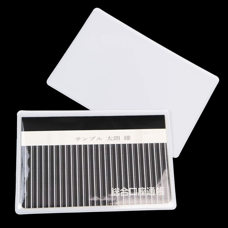 Work Up: Passbook Bag and Cash Card Case, Surface: Transparent,