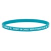 Creative Brands Faithworks - Threads of Faith Silicone Bracelet Set,