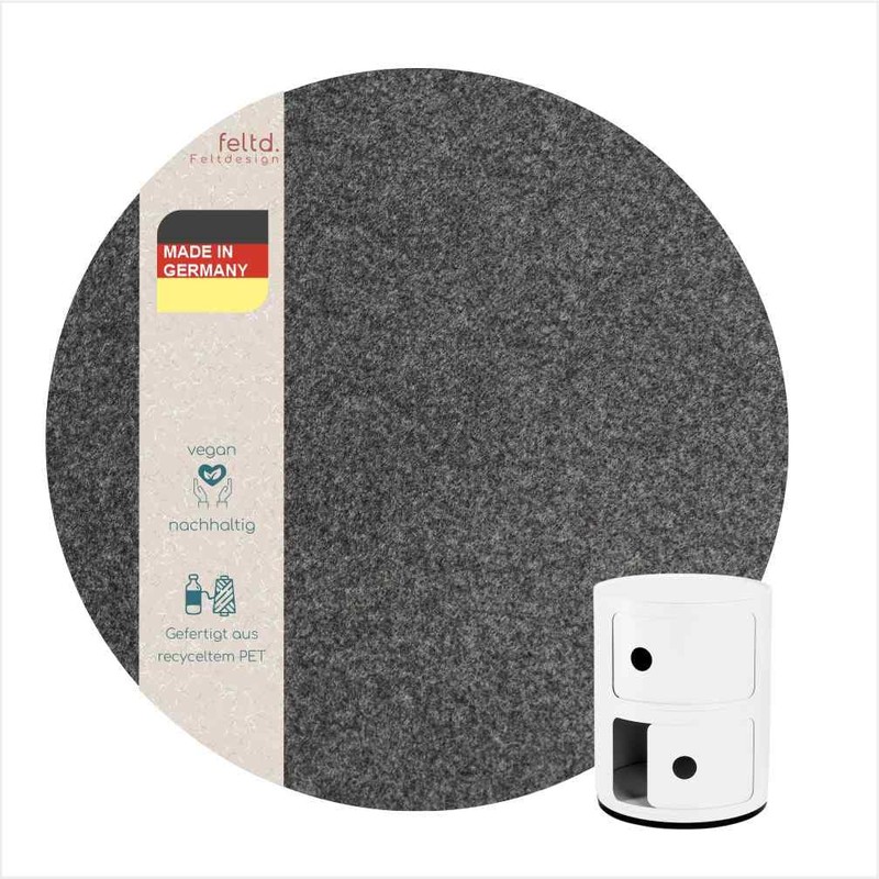 Eco Felt Pad Suitable for Kartell Componibili Container Bedside Table