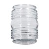 B&P Lamp® 4 1/2" Clear Retro Utility-Type Glass Shade