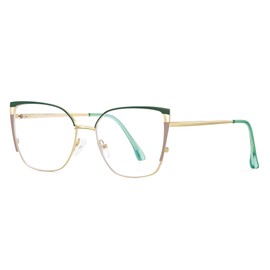 Cyxus Blue Light Blocking Glasses for Women Computer Glasses Relieve Eye Fatigue for Computer Screens 8170 (Green)