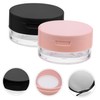 Baluue Cosmetic Container Pcs Plastic Loose Powder Box Diy Beauty