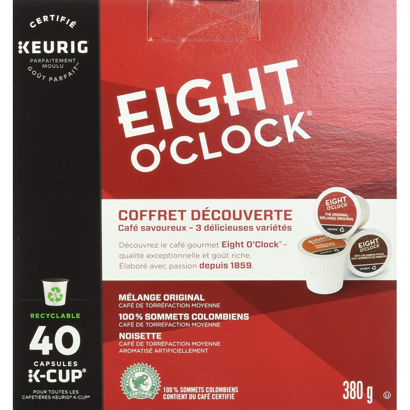 Eight O'Clock Discovery Box K-Cup Coffee Pods, 40 Count For
