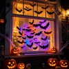 Halloween Decorations 3D Murciélagos Iluminados, Pegatinas Varios Tamaños, Decoraciones Para