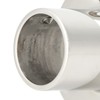 90 Degree Boots Handrail, Round Base 316 Stainless Steel Hardware