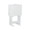 Powell Gemma Tray Table, White