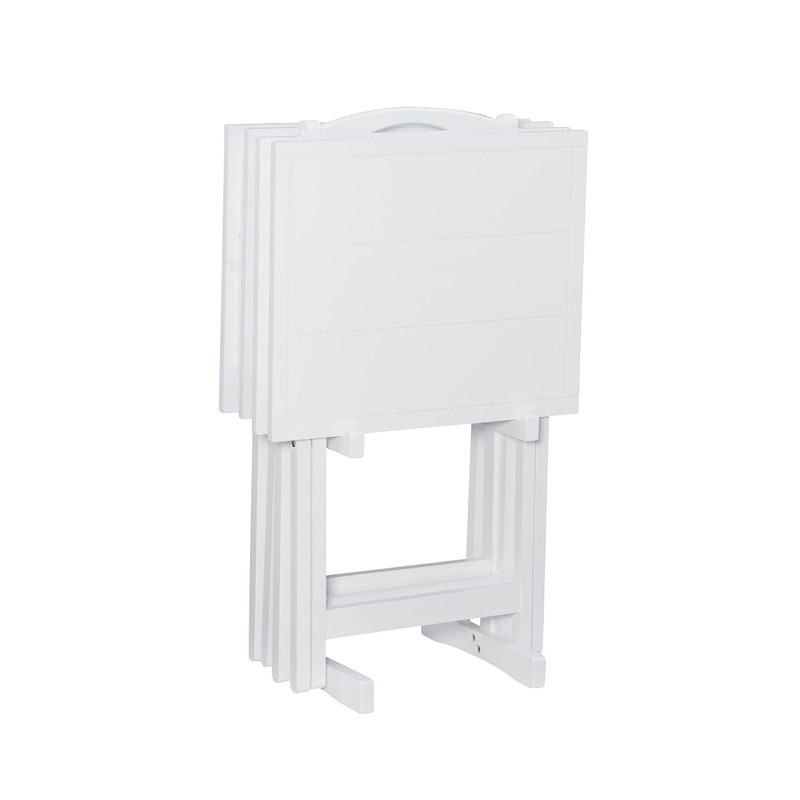 Powell Gemma Tray Table, White