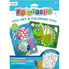 Ooly Awesome Animals Foil-Tastic Coloring Set, 1 EA