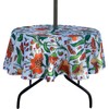 EHouseHome Outdoor and Indoor 60inch Round Tablecloth with Umbrella Hole