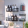 kitims Adhesive Shower Caddy, 5 Pack Shower Organizer Hanging with