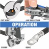 iCrimp Battery Terminal Crimper for Heavy Duty Copper Wire Lugs,Battery