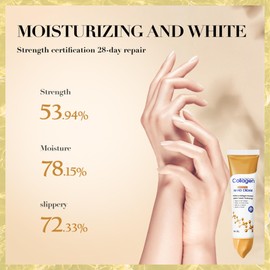 Collagen Hand Cream, Cracked Skin Repair Products, Softening & Nourishing Anti-Dryness, Rejuvenating & Moisturising Collagen Anti-Wrinkle Hand Cream, 3 Pcs