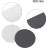 TOP-VIGOR 100Pcs 50mm Wet and Dry Sanding Discs, 800 Grit