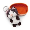 NICI Keyring Sleeping Pets Cat Black 8 cm