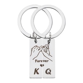 Couples Anniversary Wedding Gifts for Wife Husband Valentines Day Gifts for Her Him King and Queen Keychains for Couples Boyfriend Girlfriend Birthday Gifts for Fiancee Fiance Couple Keychain 2 Pcs