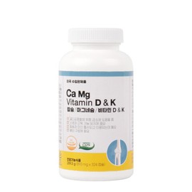 Natural Life Calcium Magnesium Vitamin D K 324 Capsules 1 unit / 네츄럴라이프 칼슘 마그네슘 비타민D K 324캡슐 1개