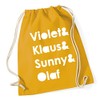 Hippowarehouse Violet&Klaus&Sunny&Olaf Drawstring Cotton School Gym Bag 37cm x 46cm,