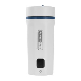 100-240V 550ml Travel Electric Kettle Portable Heated Water Mug, 304 Stainless Steel, Boiling Mug with Boil Dry Protection