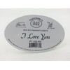 Glass Baron I Love You Doves with Rose Figurine
