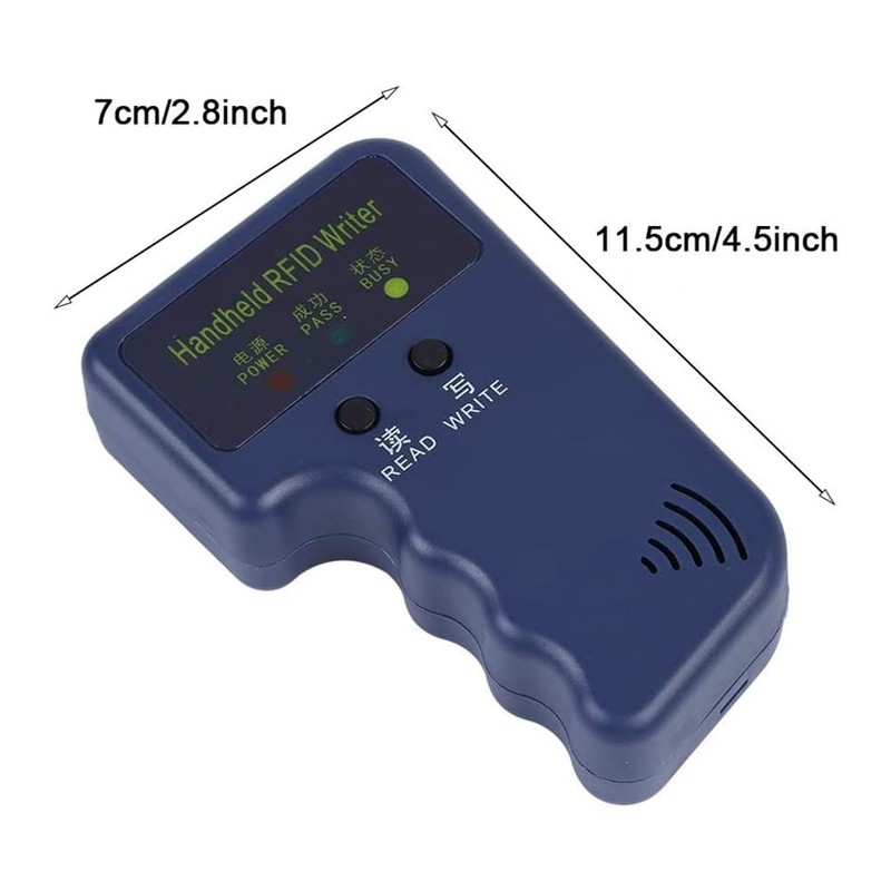 Aswalling Handheld 125KHz RFID ID Card Writer Reader for Access