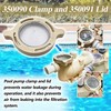 350090 Clamp and 350091 Lid Replacement for Superflo Inground Pool