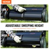 VEVOR Push Lawn Sweeper, 26 Inch Leaf & Grass Collector,